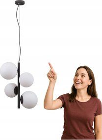 Függő lámpa Riga PND-44213-4A-SBL Italux