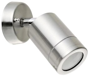 Kültéri fali lámpa OLIMP 2 1xGU10/8W/230V IP44 rozsdamentes