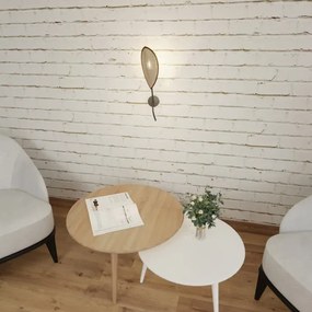 Fali lámpa LOTUS 1xE14/10W/230V fekete/bézs