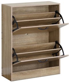 Botník, mdf, hnědá, ABO-G1014 OAK