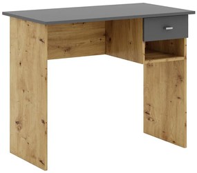 Íróasztal RICO artisan tölgy/szürke