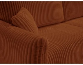 FRIDA kihúzható kétszemélyes kanapé barna