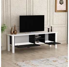 TV asztal/szekrény Tuteku 2 (fehér + fekete) . 1095362