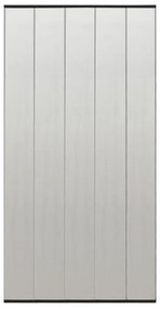 fekete szúnyogháló ajtóra 5 részes hálós függönnyel 120x240 cm