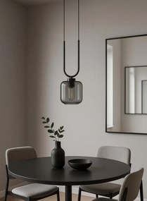 KAJA K-5585 BONO Fekete Színű Függeszték 1xE27 15W IP20