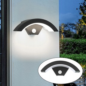 Fali lámpa Ajtó Felett Led hideg szín Mozgásérzékelő Megakábel 18W