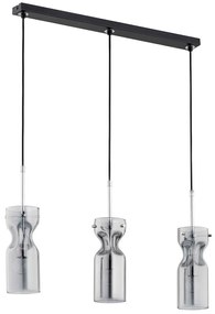 Csillár zsinóron KAPRIS 3xE14/40W/230V ezüst