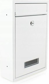 Modern Falra Szerelhető Postaláda, Fehér, Strapabíró