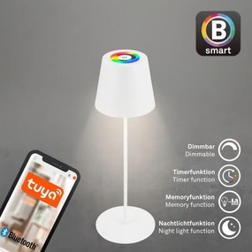 Briloner 7559016-LED RGB COLORIS asztali lámpa 3,5W/5V IP44 2000mAh Wi-Fi Tuya
