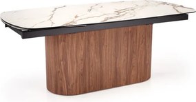 Flavor bővíthető étkezőasztal fehér márvány/dió 200-300cm