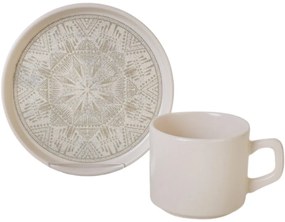 Boho Brew kőagyag csésze és csészealj szett 184 ml