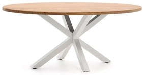 Étkezőasztal akácfa asztallappal 100x200 cm Argo – Kave Home