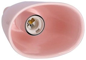Rózsaszín függőlámpa kerámia búrával Sewilla – Candellux Lighting