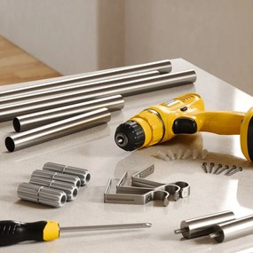 Acél bővíthető függönykarnis 81 - 163 cm Zen – Umbra