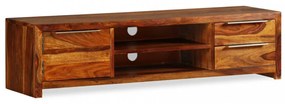 Tömör kelet-indiai rózsafa TV-állvány 120 x 30 x 30 cm