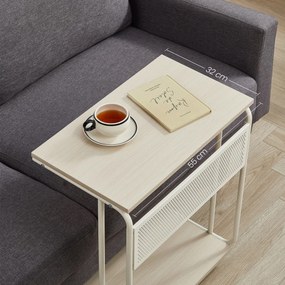 E1012 CRM kisasztal, krém színű