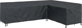 vidaXL Bútor takaró Fekete 286 x 222 x 80 cm 210D Szövet
