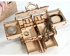 Ugears - 3D fa mechanikus puzzle Antik ékszerdoboz