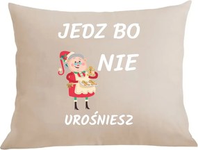 Párna párnahuzat Klasszikus Nagyi egyél, mert nem fogsz megnőni Ajándék