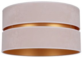 Duolla - Mennyezeti lámpa DUO 1xE27/15W/230V átm. 40 cm bézs/arany