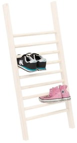 S White krémfehér cipőtároló létra, magasság 90 cm - Little Nice Things