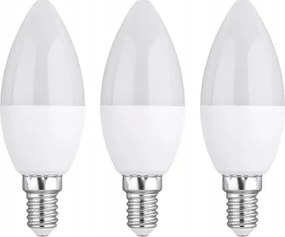 3 db E14-es Livarno Home Led izzó szett 470 lm tejfehér