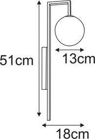 KAJA K-5773 TORES Szürke Színű Fali Lámpa 1xG9 10W IP20