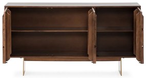 Barna mangófa komód 145x76x40 cm Trisha – MOME