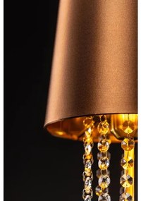 Lámpa Asztali lámpatest NESTO 3 , 6199, AC220-240V, 50/60Hz, 1*E27, max.40W, átmérő 20 cm, barna