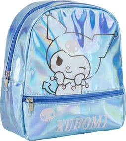 Hello Kitty Kuromi Iridescent hologrammos hátizsák, táska 23 cm