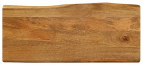 tömör mangófa természetes élű asztallap 80 x 40 x 3,8 cm