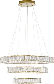 NOVA LUCE 9333069 AURELIA Kristály Függesztett Lámpa LED IP20