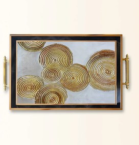 Üveg tálca, 38×24 cm – TPA9846