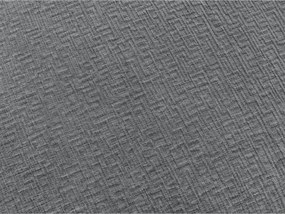 Sötétszürke zsenília kanapé mindennapos alvásra-kinyitható 220 cm Hugo – Bobochic Paris