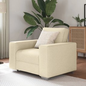 Krém színű fotel 59 cm szövet