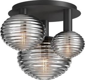 Maytoni modern mennyezeti lámpa reels fekete füstös mymod268cl-03b