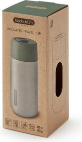 Ezüstszínű rozsdamentes acél termobögre 340 ml – Black + Blum