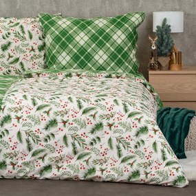 4Home Scotch green pamut ágyneműhuzat, 140 x 220 cm, 70 x90 cm, 140 x 220 cm, 70 x 90 cm