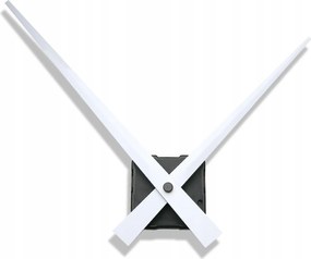 Óraszerkezet +hosszú mutatók Fehér 22cm