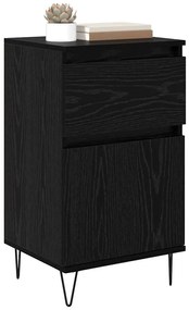 Széf fiókkal Musta tammi 35 x 40 x 70 cm Faanyag