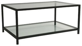 Astra Black dohányzóasztal sötét üveggel