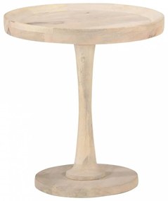 Tömör mangófa kisasztal Ø50 x 55 cm