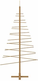 Fából készült Karácsonyfa állvánnyal Barna 180 cm bambusz