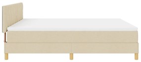 Box Spring Ágy Matraccal Krém 180x200 cm Háló