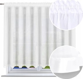 Függöny kész egyenes szegéllyel 300x100 függöny fehér sima konyha függöny