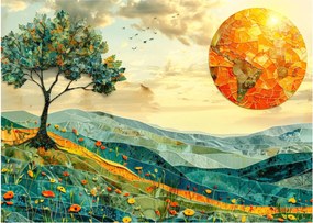 Kép - Tájkép illusztráció (70x50 cm)