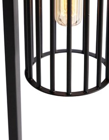 Modern asztali lámpa fekete - Balenco Wazo