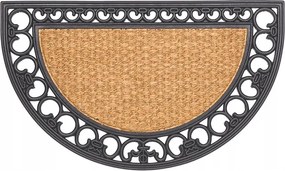 Lábtörlő kókusz gumi félkör 75 x 45 cm