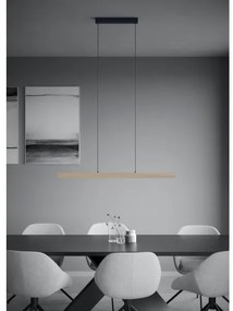 Eglo 390369 - LED Dimmelhető csillár zsinóron MONTEBUONO LED/21W/230V 3000K barna