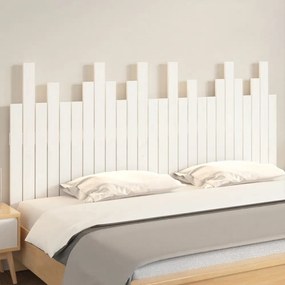 fehér tömör fenyőfa fali fejtámla 166 x 3 x 80 cm